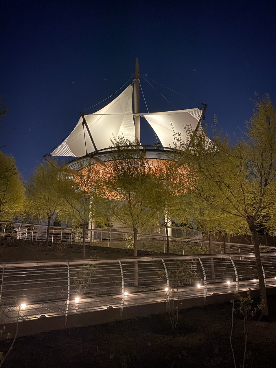 北京温榆河公园东园夜景照片集