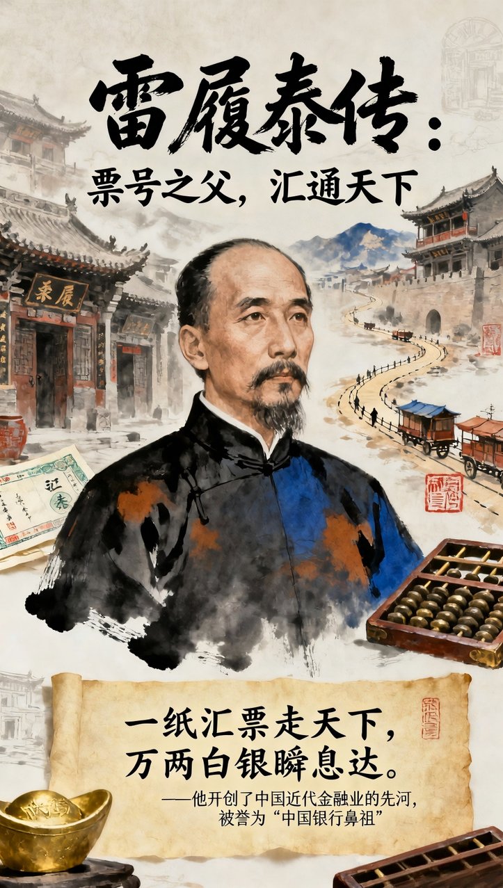 雷履泰传：票号之父，汇通天下